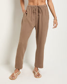 Driftwood $|& SEAS Oasis Gauze Pant - SOF Front