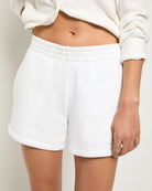 White $|& SEAS Beachdaze French Terry Short - SOF Full Front