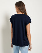 Sapphire $|& SEAS Merrit Island Short Sleeve Tee - SOF Back