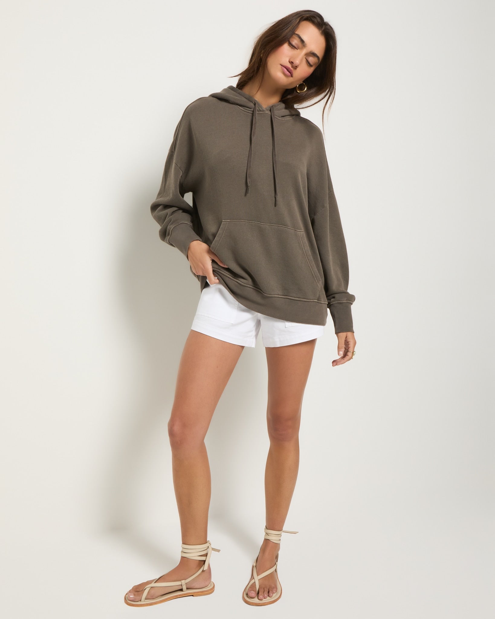 Truffle $|& SEAS Bayside Mineral Wash Hoodie - UGC On Fig