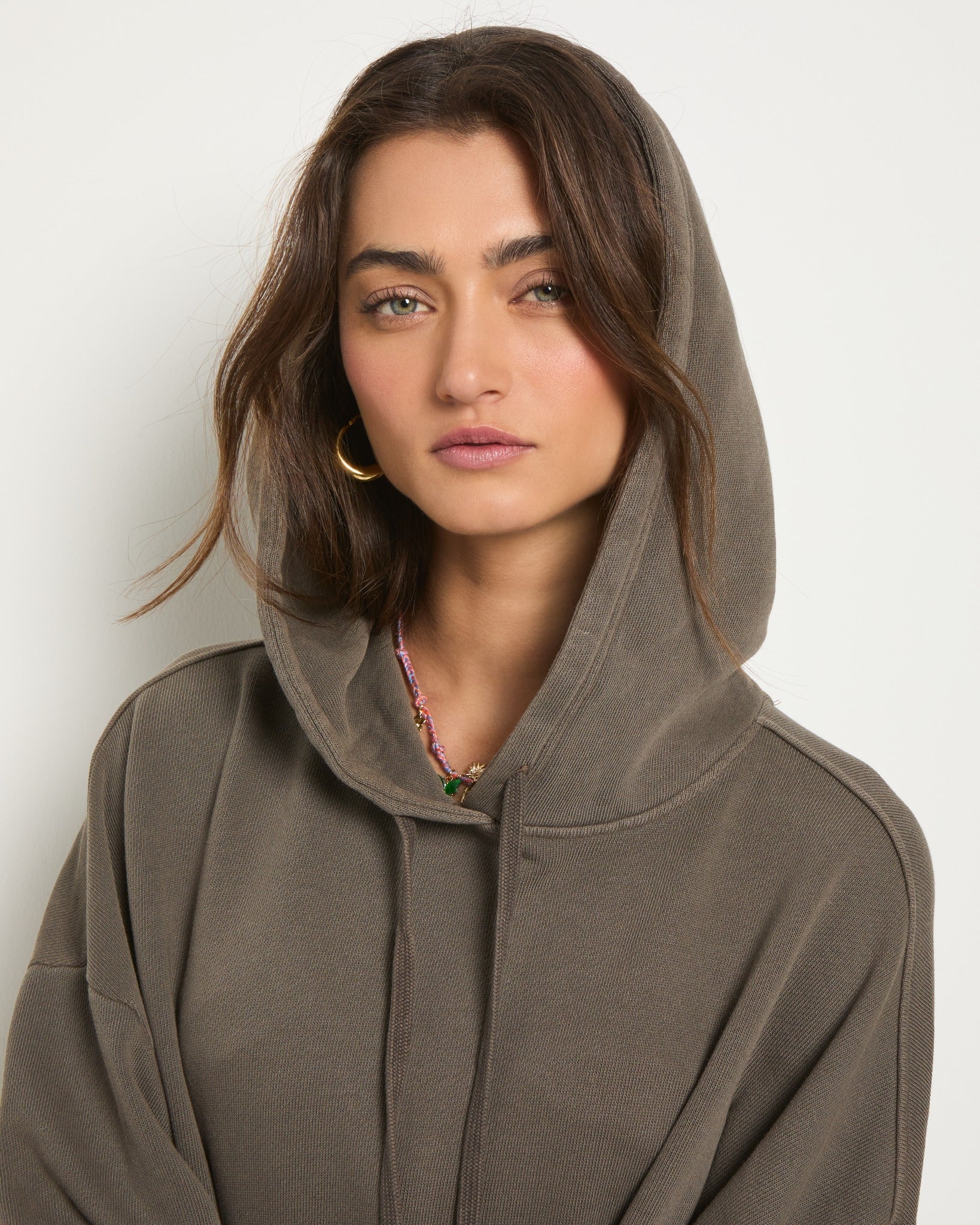 Truffle $|& SEAS Bayside Mineral Wash Hoodie - SOF Full Front