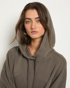 Truffle $|& SEAS Bayside Mineral Wash Hoodie - SOF Full Front