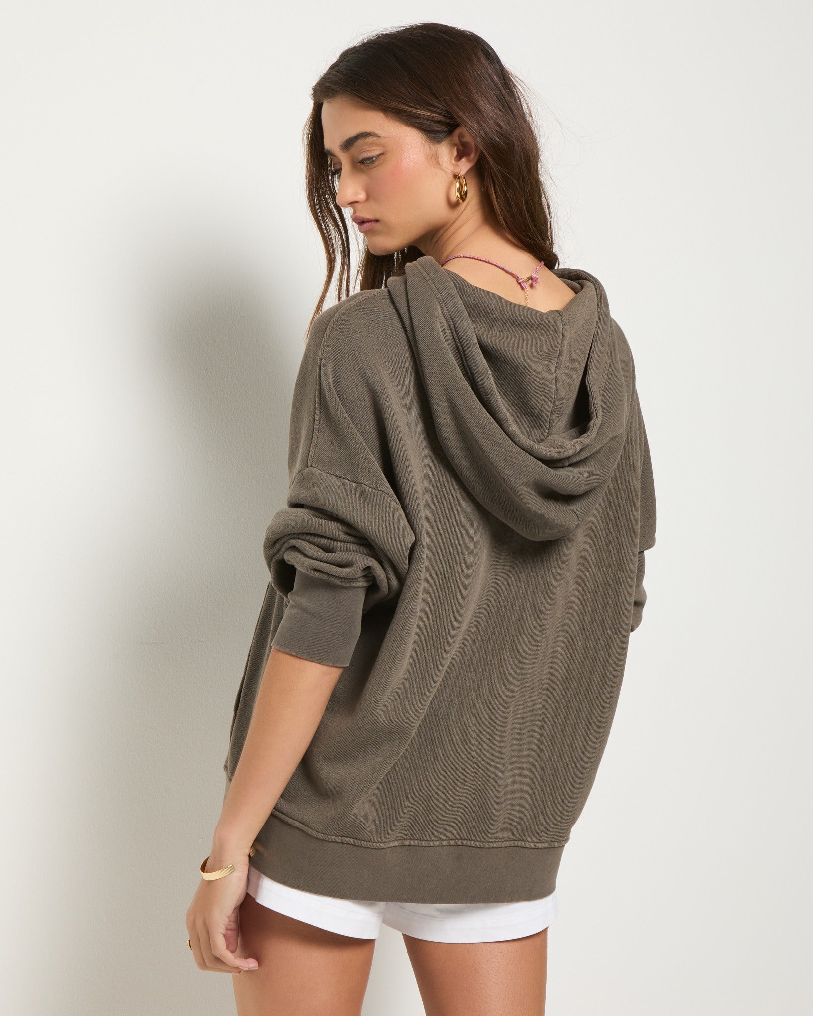 Truffle $|& SEAS Bayside Mineral Wash Hoodie - SOF Back