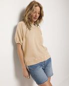 Birch $|& SEAS Sundeck Short Sleeve Sweatshirt - SOF Front