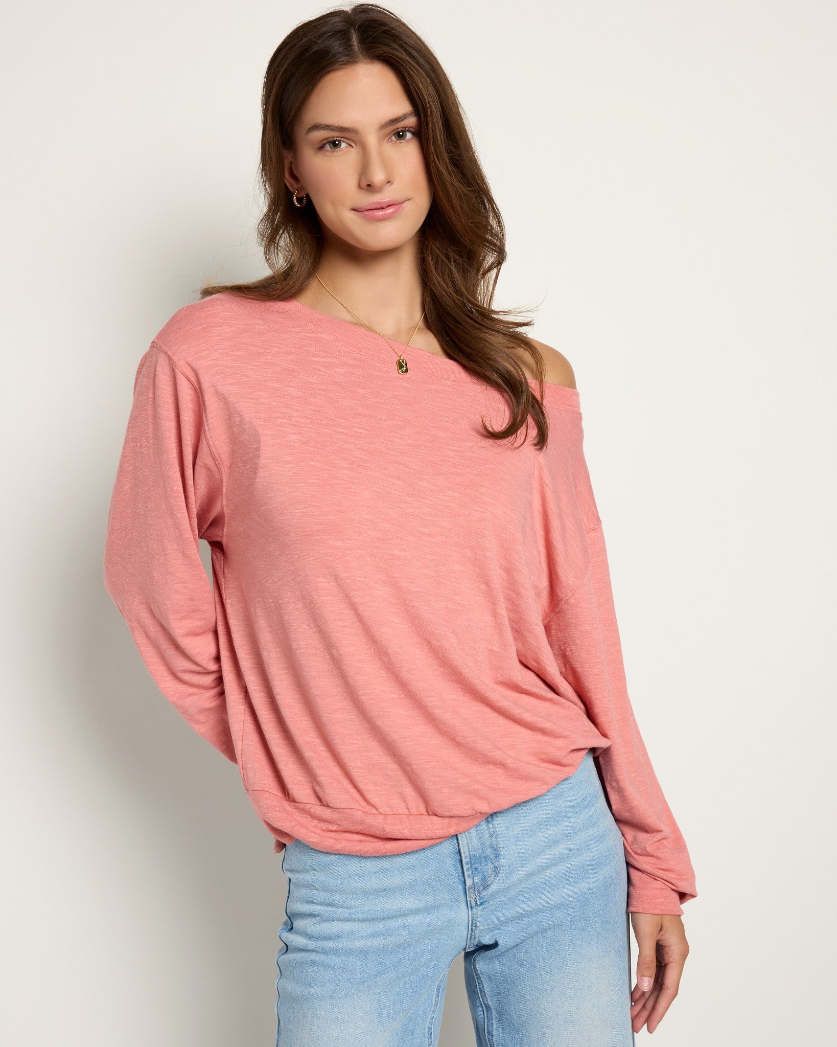 Brooksville Slub Off Shoulder Top - So-Soft & Versatile – Seventy