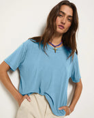 Wave $|& SEAS Newport Cropped Tee - SOF Front