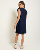 Sapphire $|& SEAS Bliss Ruffle Sleeve Short Dress - SOF Back