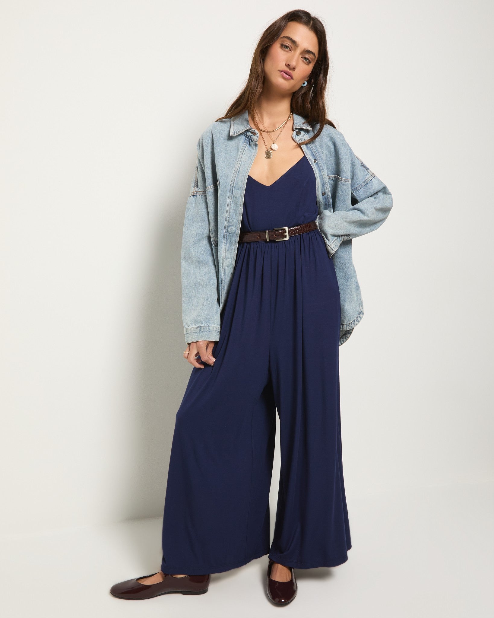 Sapphire $|& SEAS High Tide Jumpsuit - VOF Front