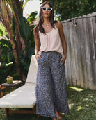 Sapphire Floral $|& SEAS Serene Pant - SOF Front