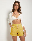 Golden $|& SEAS Driftwood Utility Short - VOF Front