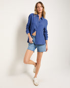 Clearwater $|& SEAS Whitecap Gauze Button Up Shirt - UGC On Fig