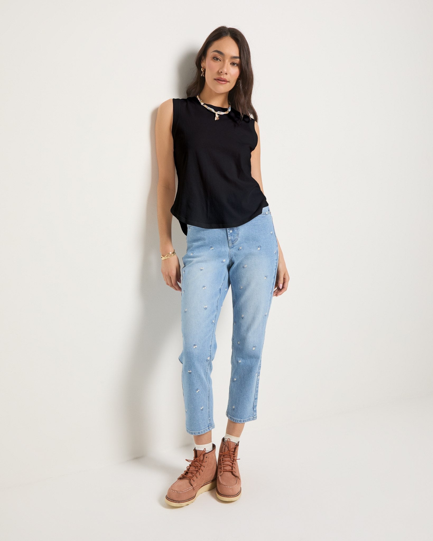 Faded Black $|& SEAS Sunrise Tank - UGC On Fig