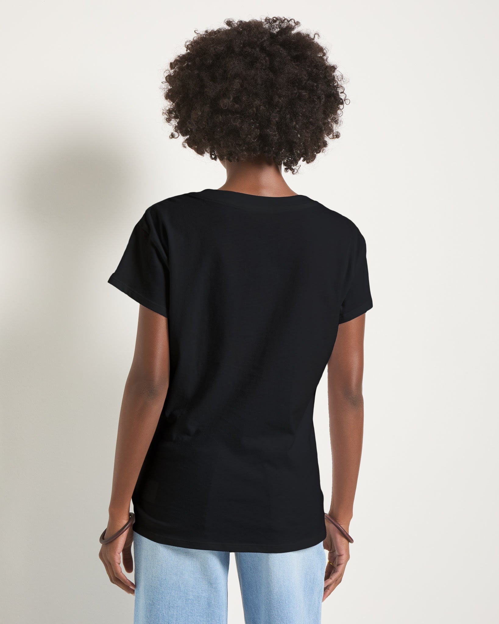 Faded Black $|& SEAS Beachside Scoop Neck Tee - SOF Back