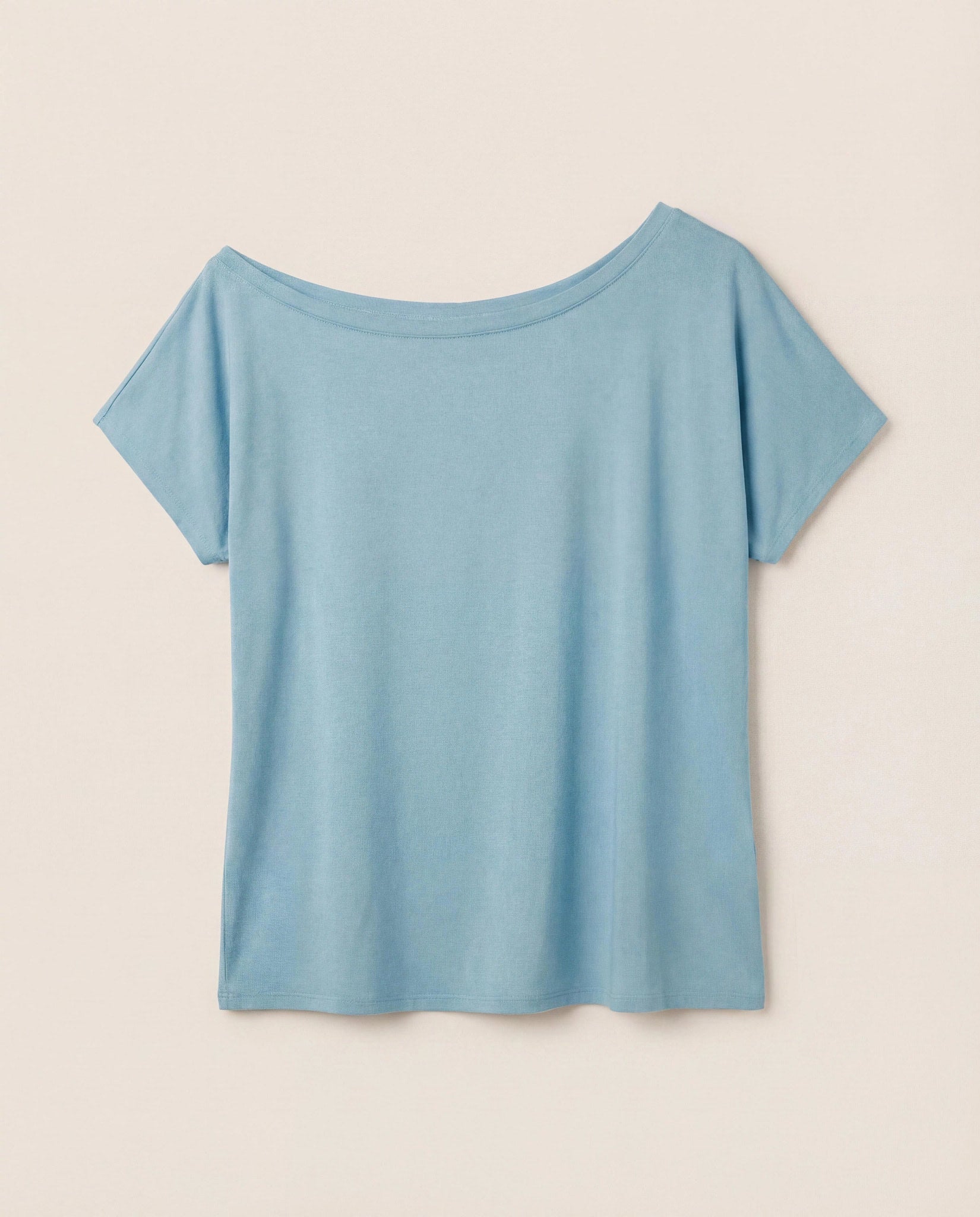 Wave $|& SEAS Edgewater Off The Shoulder Tee - Hanger Detail