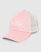 Dusty Pink $|& David & Young Salty Mesh Back Baseball Cap - Hanger Front