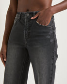 Midnight $|& SEAS Bray Straight Distressed Jean - SOF Full Front