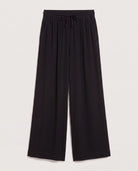 Washed Black $|& SEAS Sunset Drawstring Wide Leg Pant - Hanger Detail