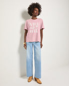 Tea Rose $|& SEAS Wild & Free Tides Graphic Tee - VOF Front