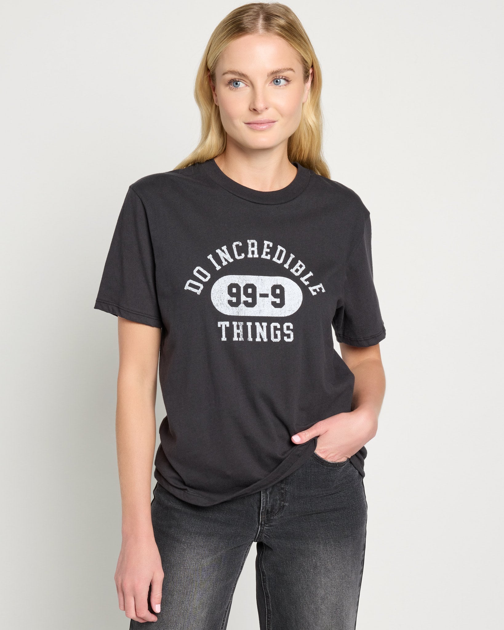 Faded Black $|& SEAS Do Incredible Things Tides Graphic Tee - SOF Front