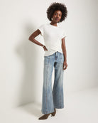 Cream $|& SEAS Desert Sky Mock Neck Top - UGC On Fig