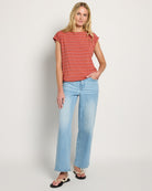 Burlwood Stripe $|& SEAS Brentwood Boat Neck Stripe Top - UGC On Fig