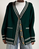 Heather Pinecrest $|& SEAS Island Cardigan - SOF Full Front