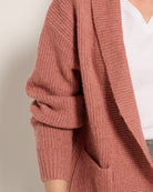 Heather Cedar $|& SEAS Emerald Cardigan - VOF Front