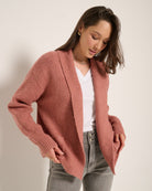 Heather Cedar $|& SEAS Emerald Cardigan - SOF Front