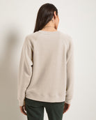 Cream $|& SEAS Cliffside Tailgate Raglan Sweatshirt - SOF Back