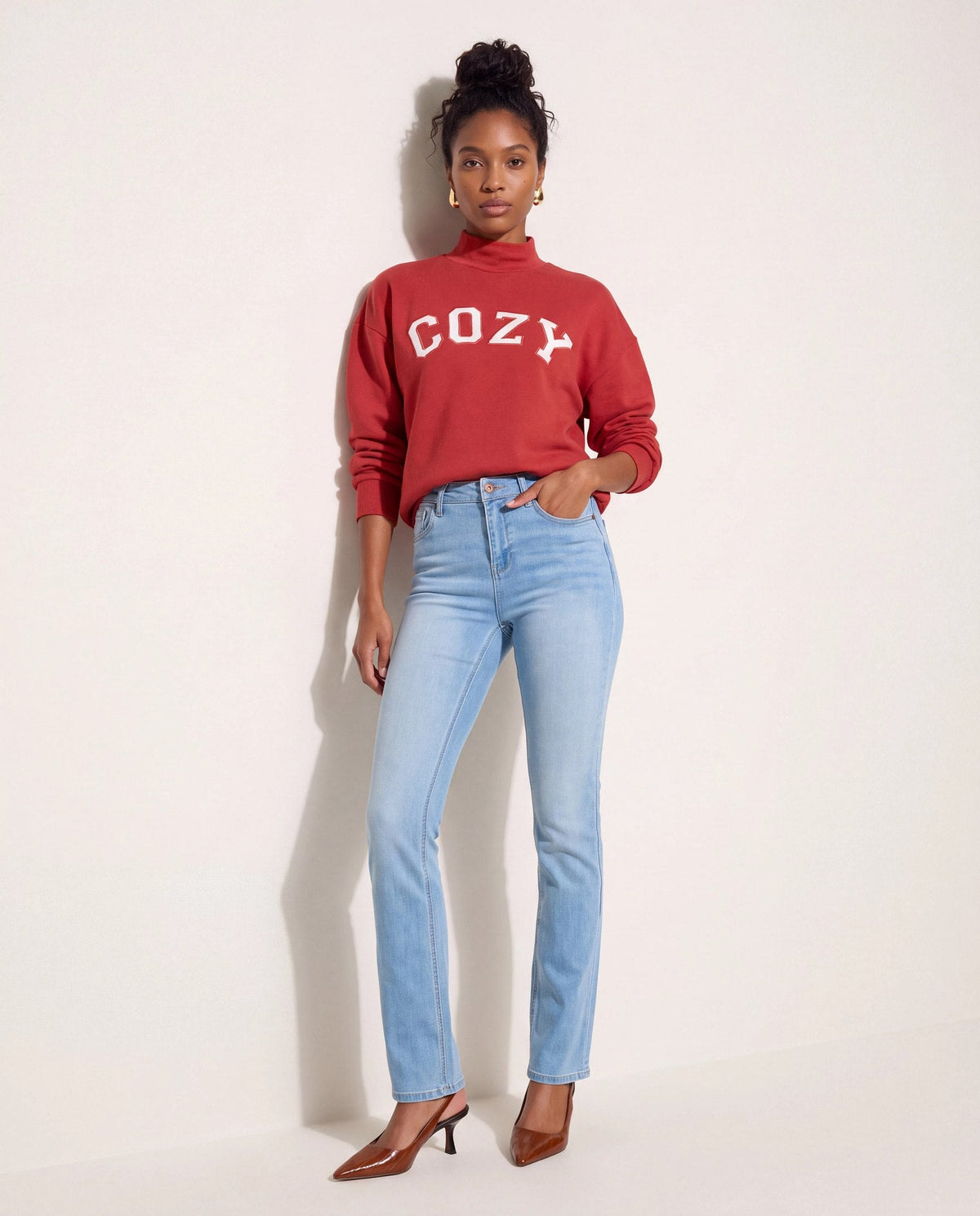 Lakeside $|& Herizon Avril High Rise Slim Bootcut Jeans - SOF Back