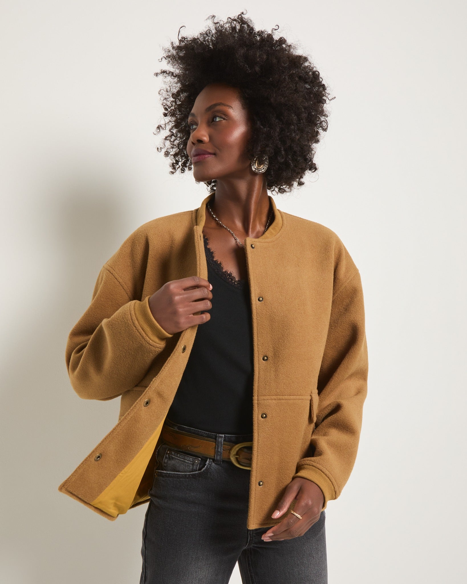 Carmel $|& SEAS Baja Wool Blend Jacket - SOF Front