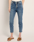 Storm $|& SEAS River Exposed Button Fly Skinny Jean - SOF Front