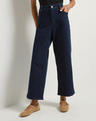 Low Tide $|& SEAS Roam Wide Leg Cropped Jean - SOF Full Front