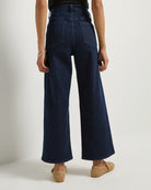 Low Tide $|& SEAS Roam Wide Leg Cropped Jean - SOF Back