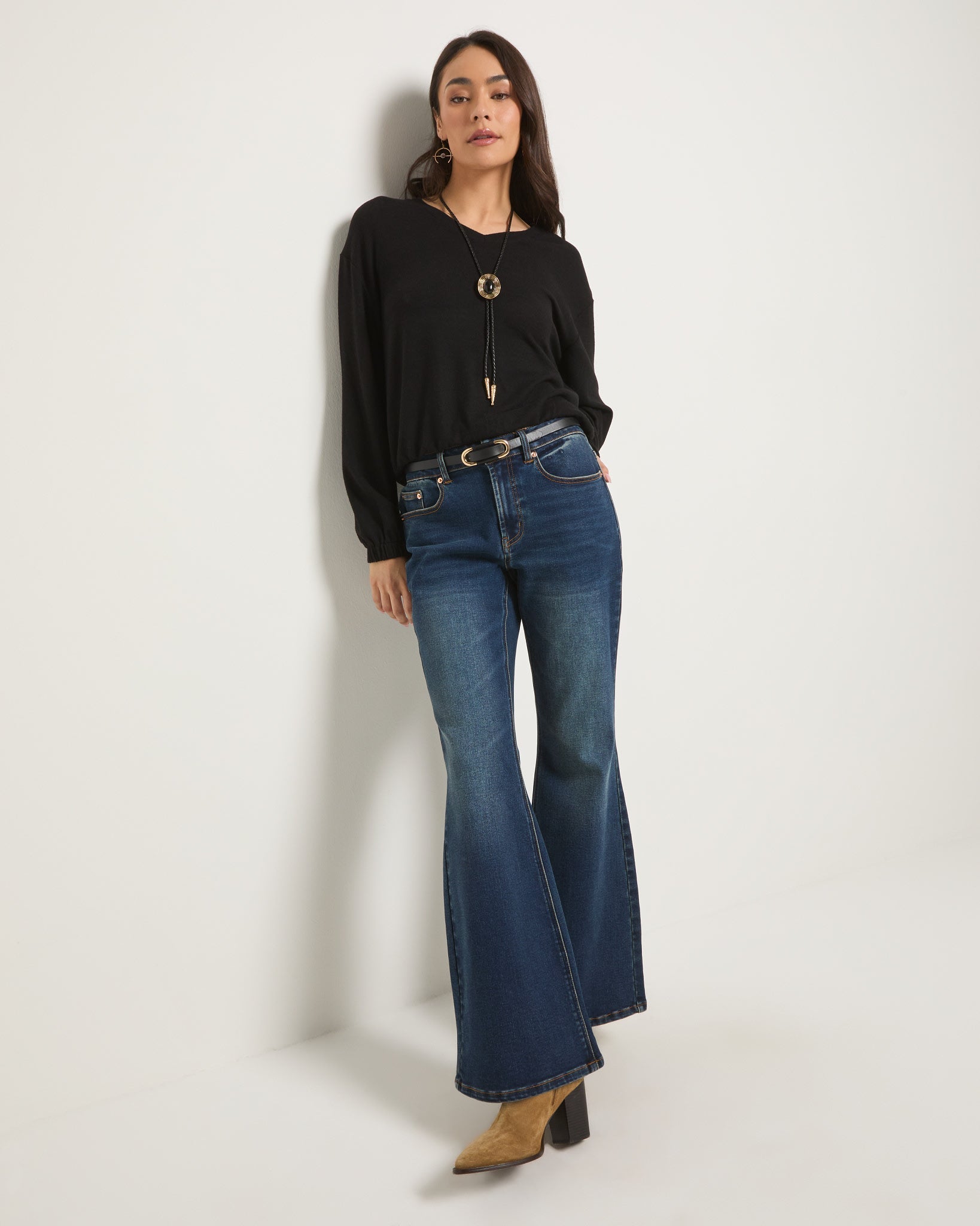 Rip Tide $|& SEAS Sojourn Flare Leg Jean - UGC On Fig