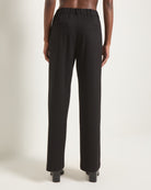 Black $|& SEAS Eventide Ponte Trouser - SOF Back