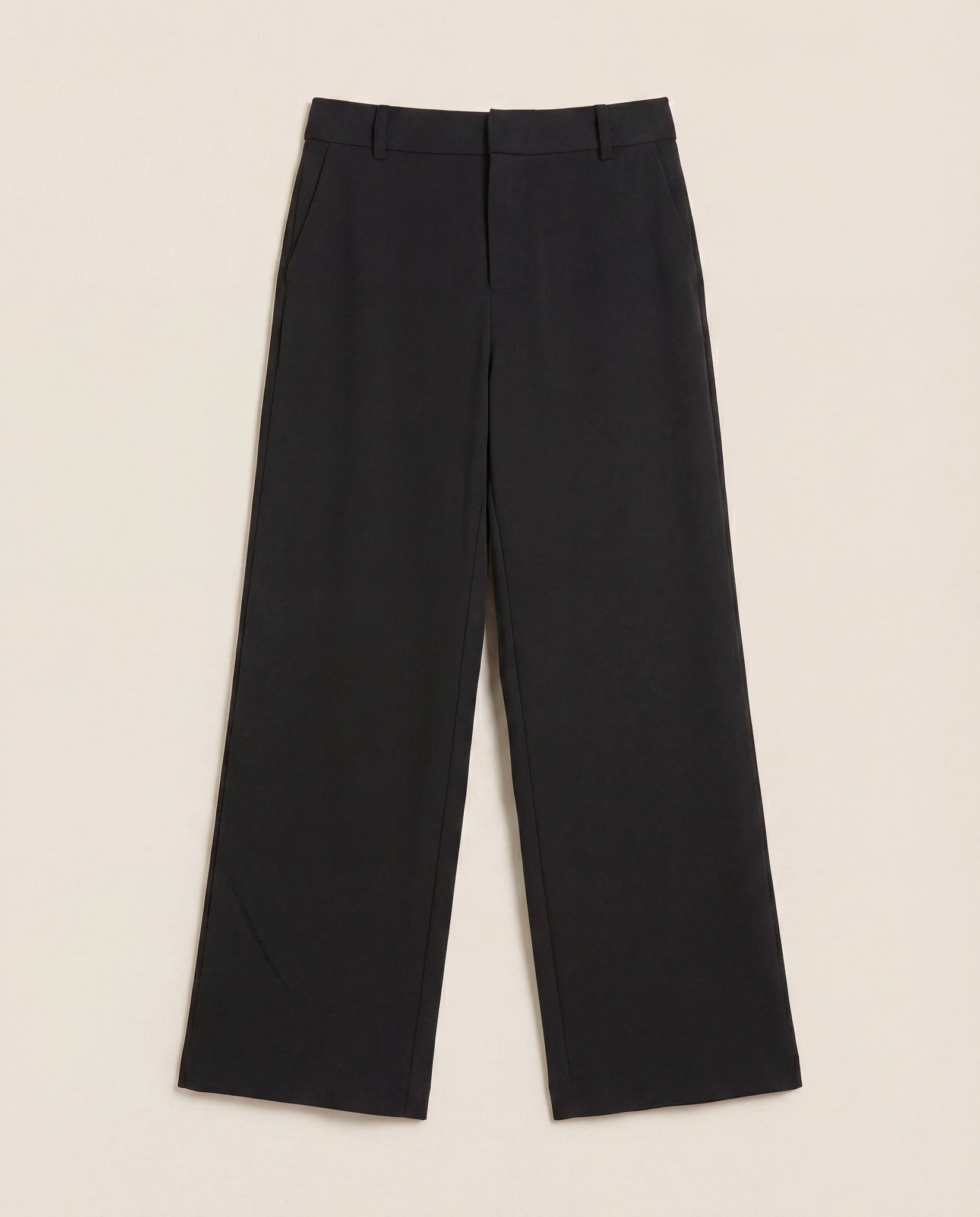 Black $|& SEAS Eventide Ponte Trouser - Hanger Detail