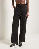 Black $|& SEAS Eventide Ponte Trouser - SOF Front