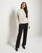 Cream $|& SEAS Grove Hooded Sweater - UGC On Fig