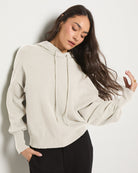 Cream $|& SEAS Grove Hooded Sweater - UGC On Fig