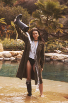 Olive Branch $|& SEAS Samantha Sherpa Coat - SOF Side