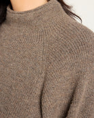 Taupe Marled $|& SEAS Driftwood Sweater - SOF Full Front