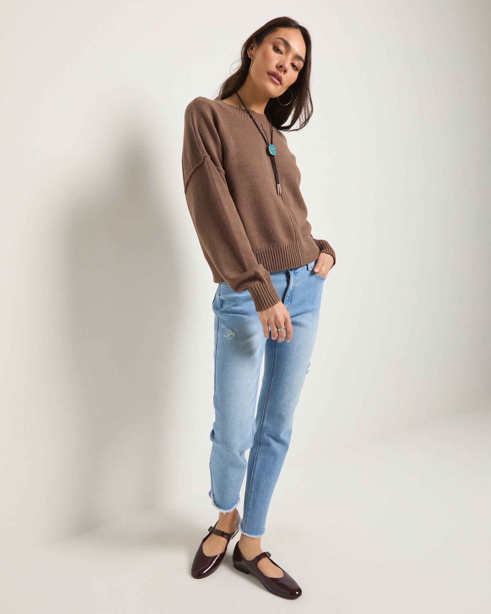 Dune $|& SEAS Melody Reverse Seam Sweater - UGC On Fig