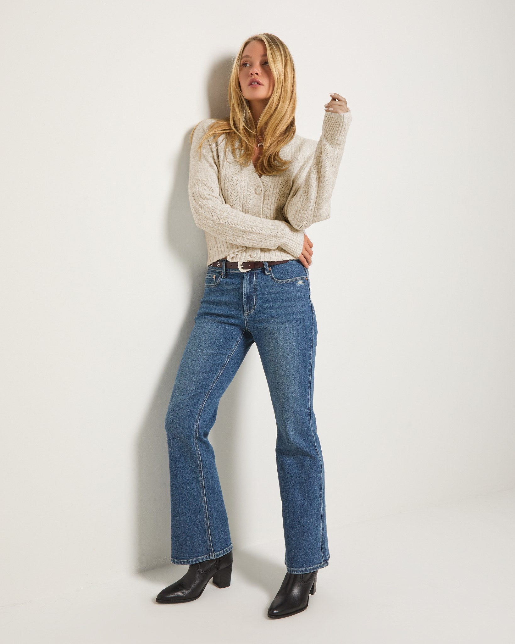 Cream $|& SEAS Whisper Pointelle Cardigan - UGC On Fig