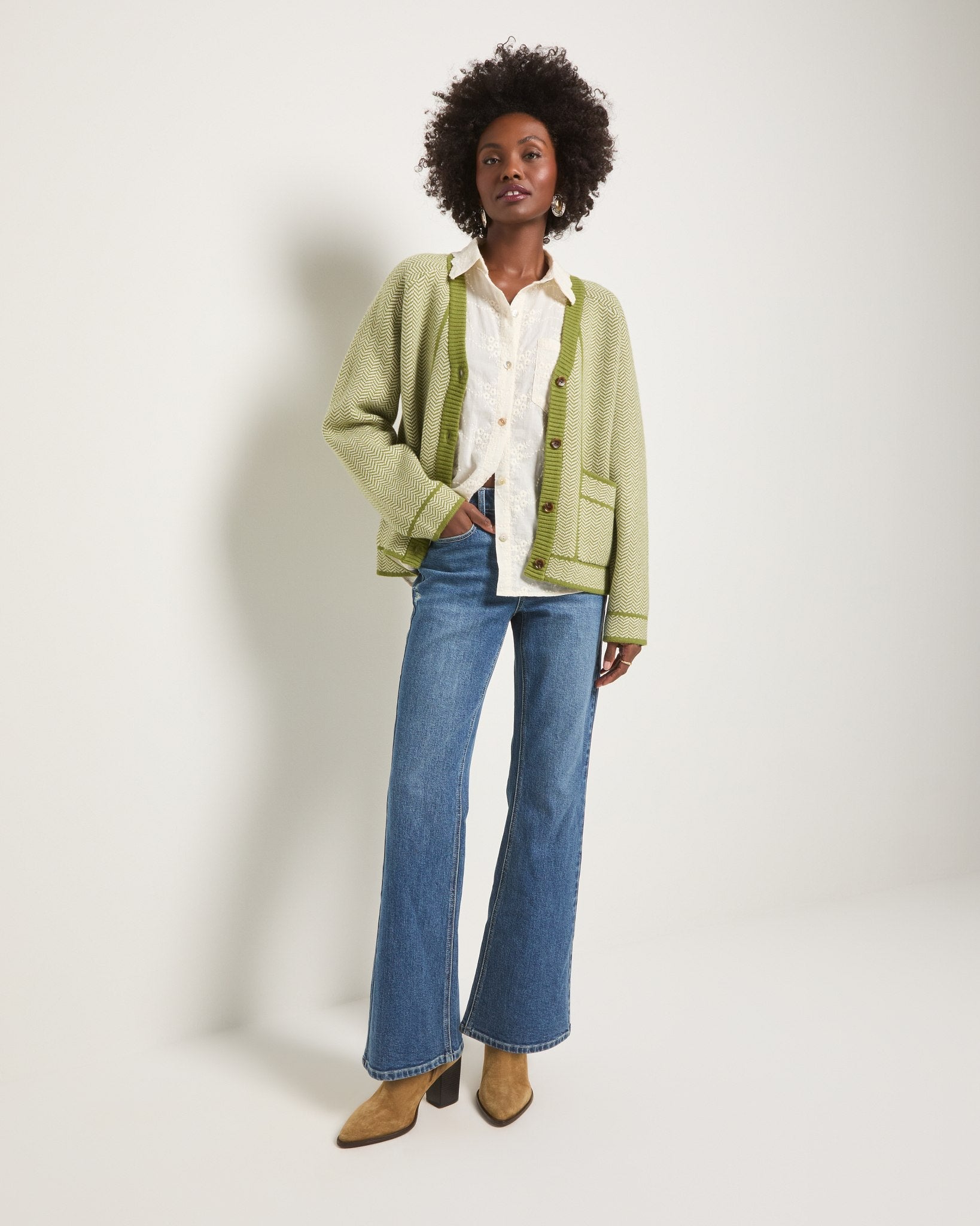 Olive Branch $|& SEAS Wanderlust Cardigan - UGC On Fig