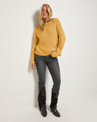 Golden Rod $|& SEAS Fisherman Raglan Sweater - UGC On Fig