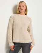Birch $|& SEAS Fisherman Raglan Sweater - SOF Front