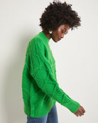 Jade $|& SEAS Countryside Mockneck Sweater - VOF Side