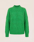 Jade $|& SEAS Countryside Mockneck Sweater - Hanger Detail
