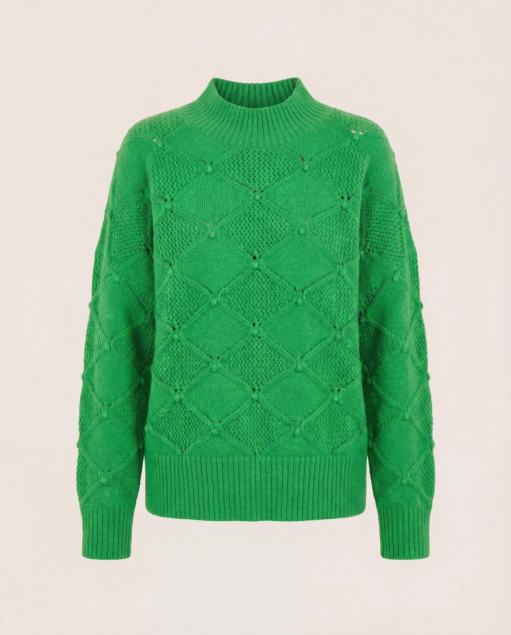 Jade $|& SEAS Countryside Mockneck Sweater - Hanger Detail
